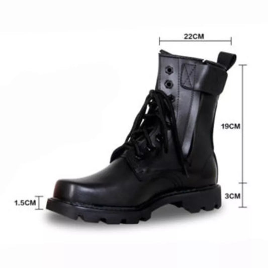 New Mens Tactical Army Comfort Leather Combat Military Ankle Boots Combat Shoes